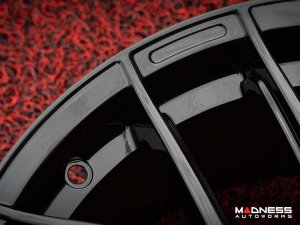 FIAT 500 Custom Wheels - 9esse - Fondmetal - Gloss Black - 17"